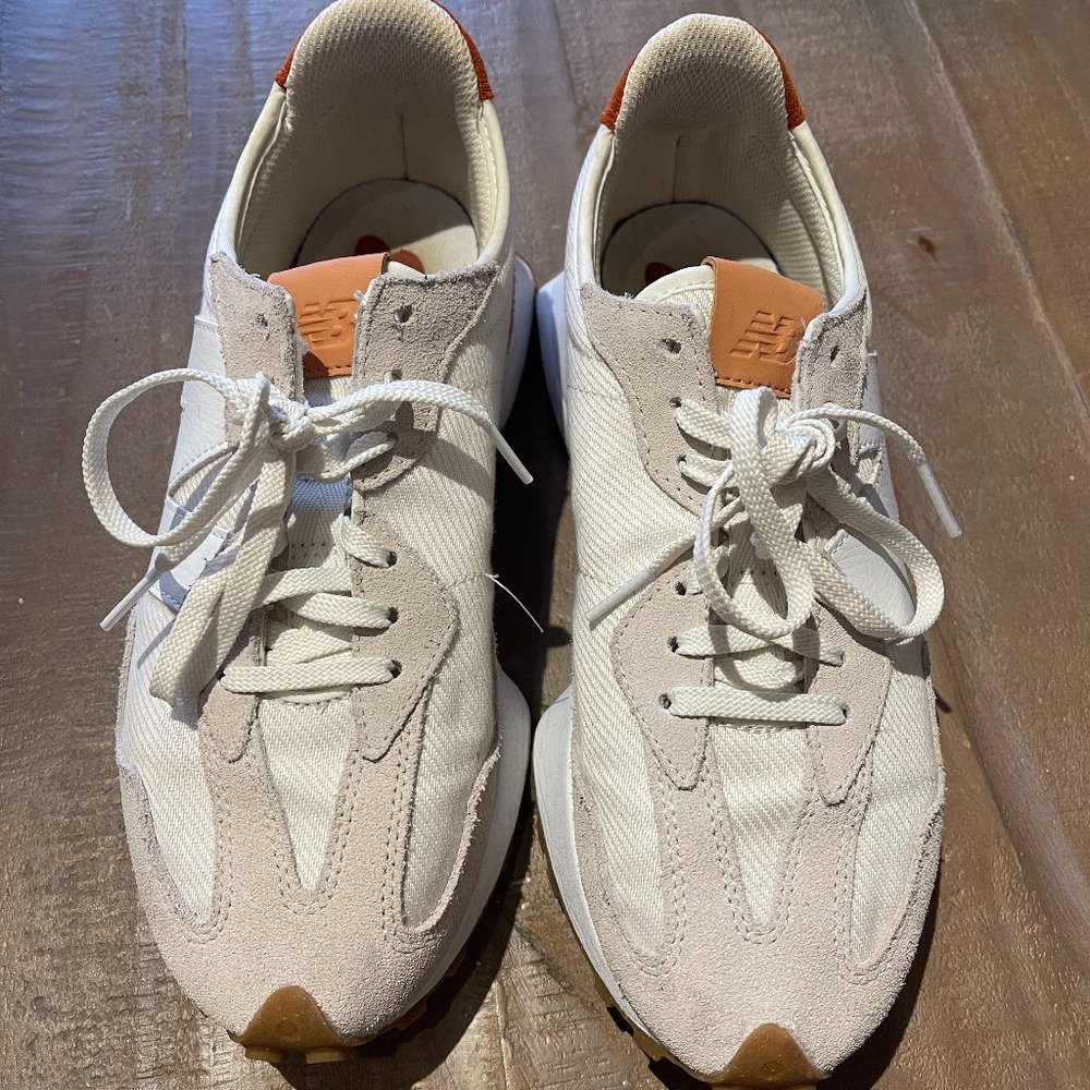 Women's New Balance 327 Shoes Sea Salt/Rust